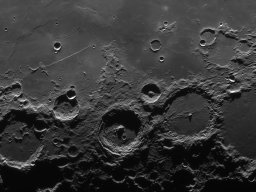 Les cratères Alphonse, Arzachel, Ptolémée et le Mur Droit